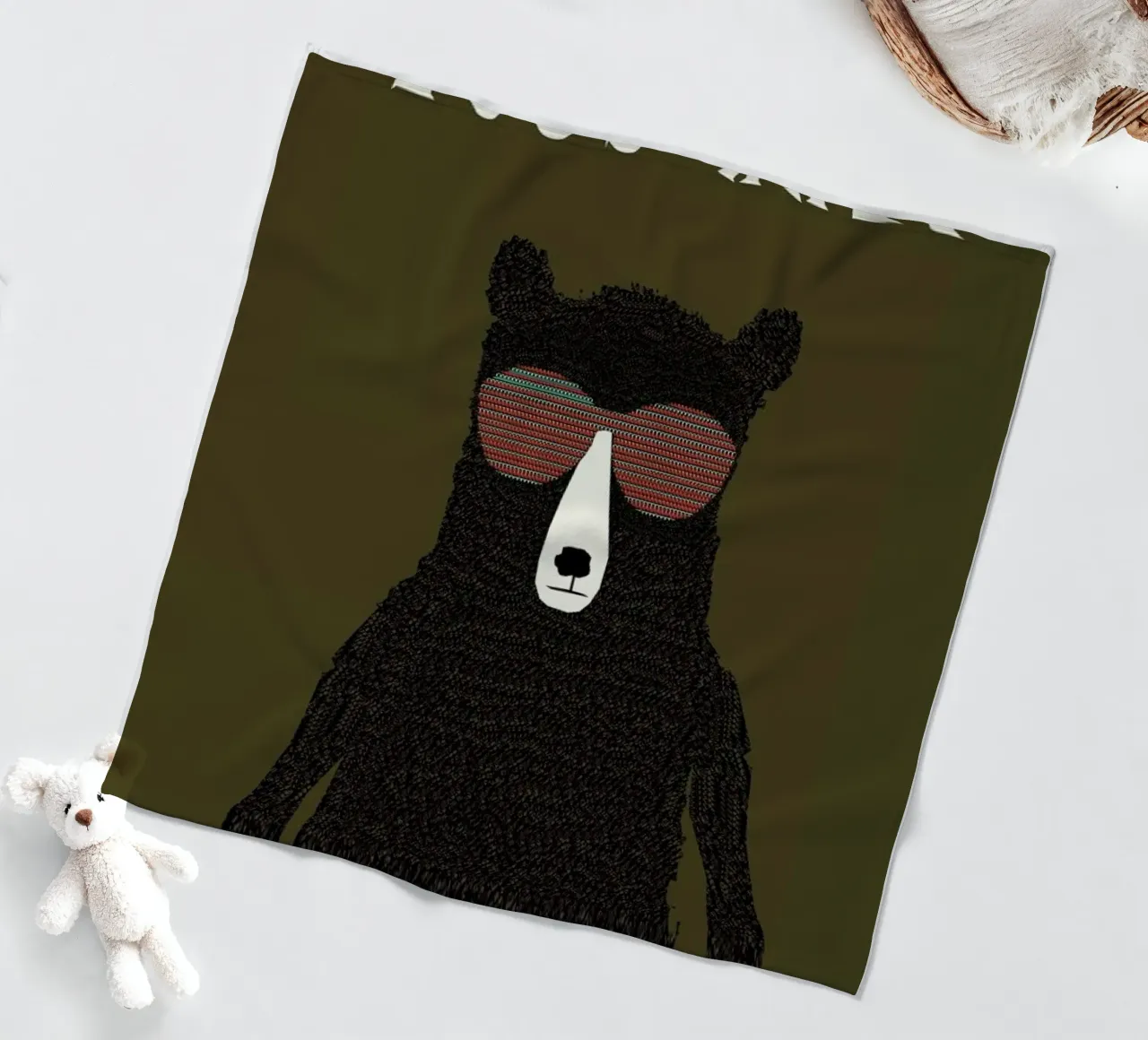 bear cool fleecedeken van Brian Buckley