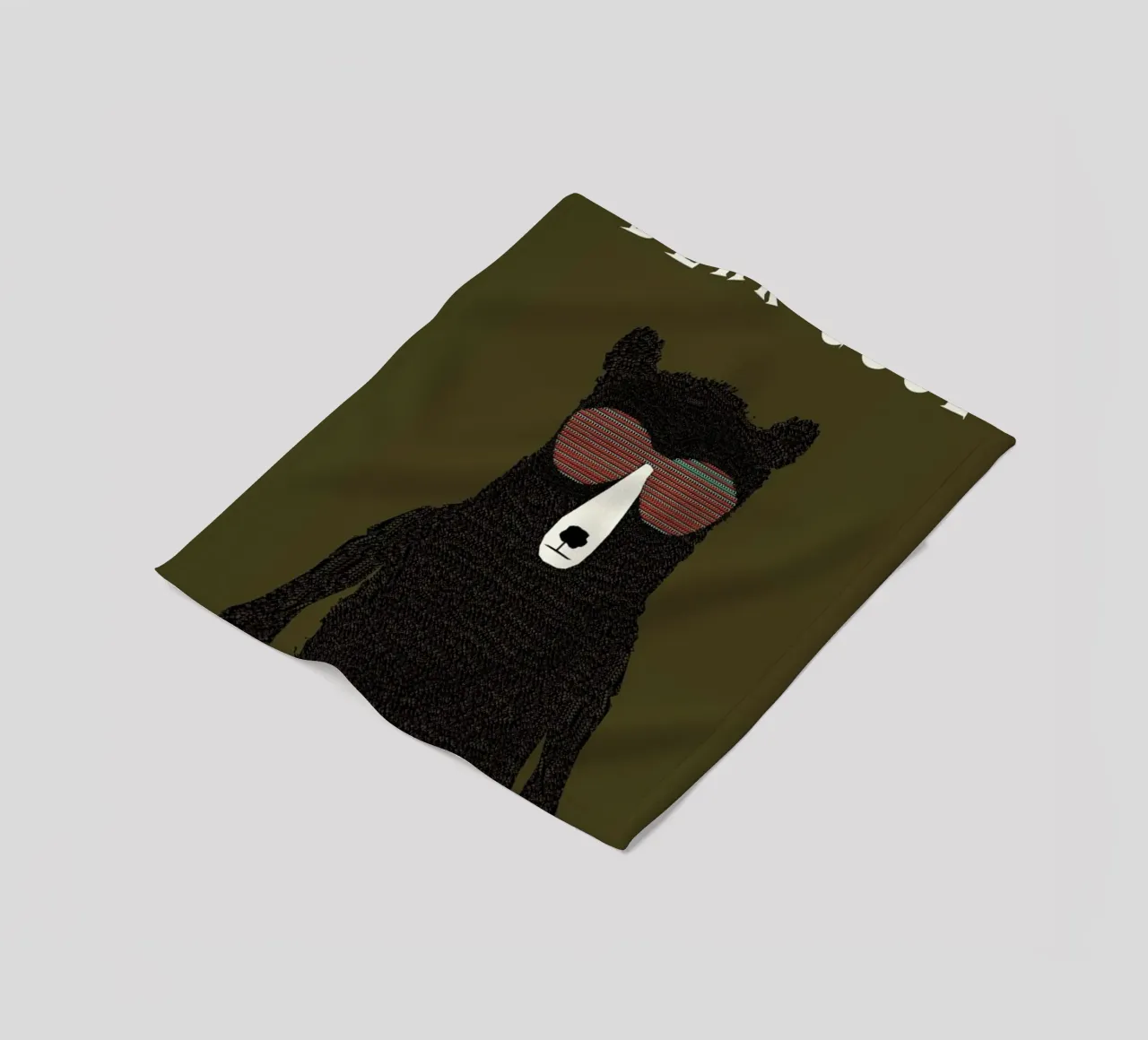 bear cool fleecedeken van Brian Buckley