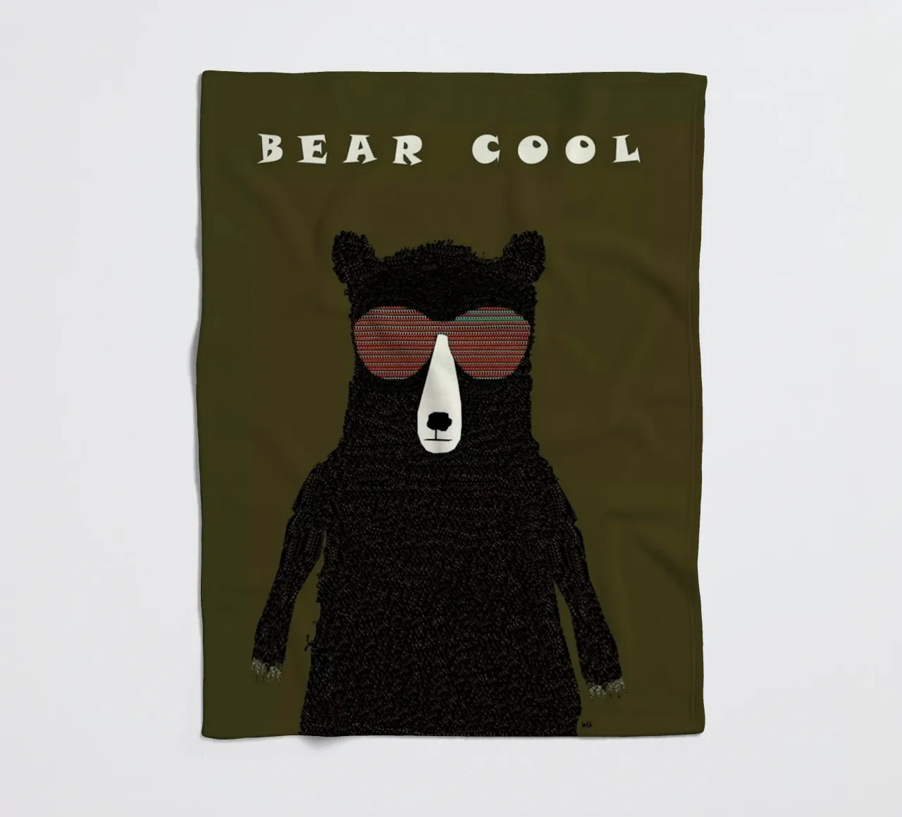 bear cool fleecedeken van Brian Buckley