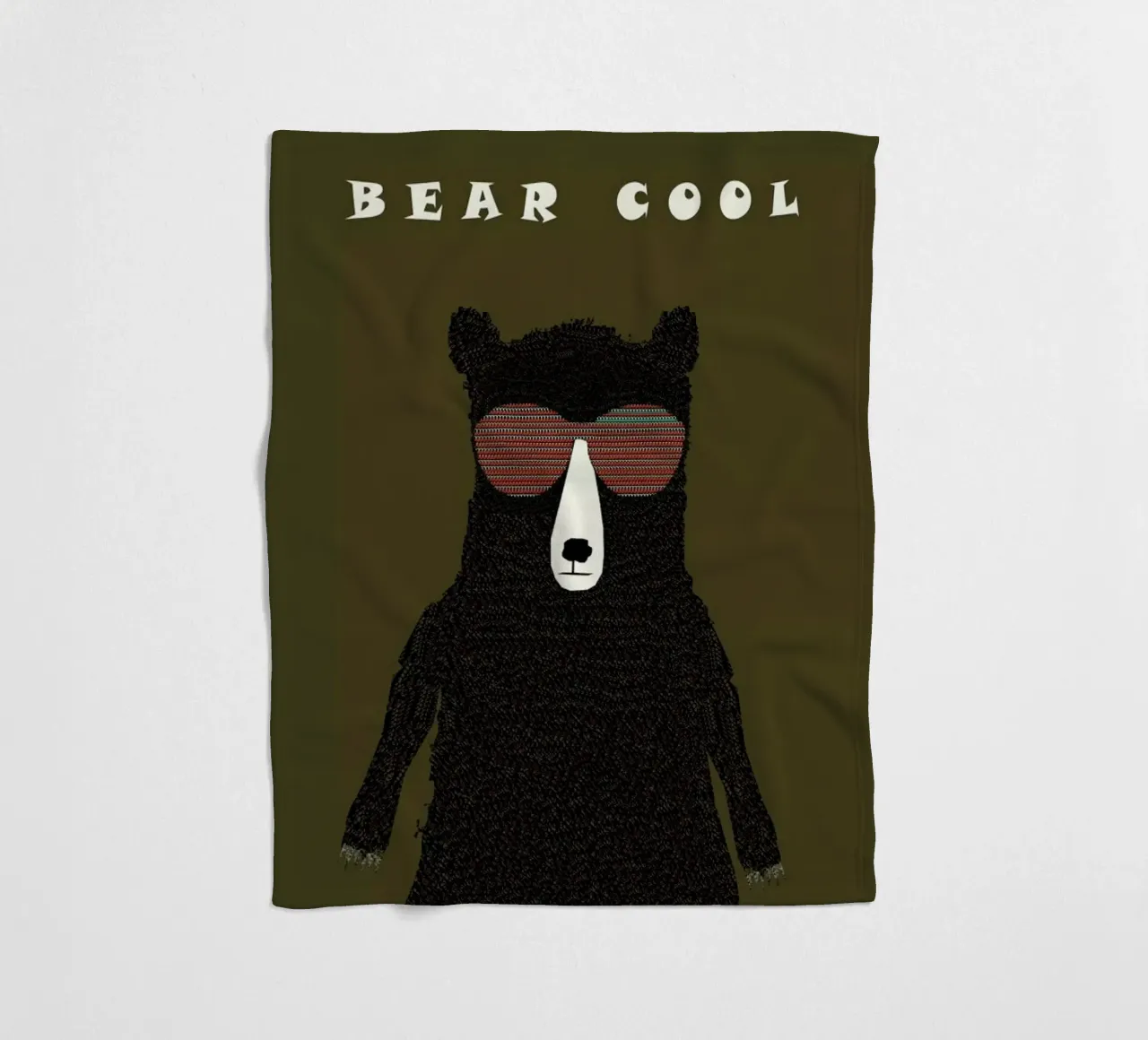 bear cool fleecedeken van Brian Buckley