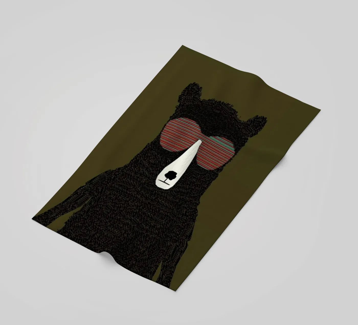 bear cool strandhanddoek van Brian Buckley
