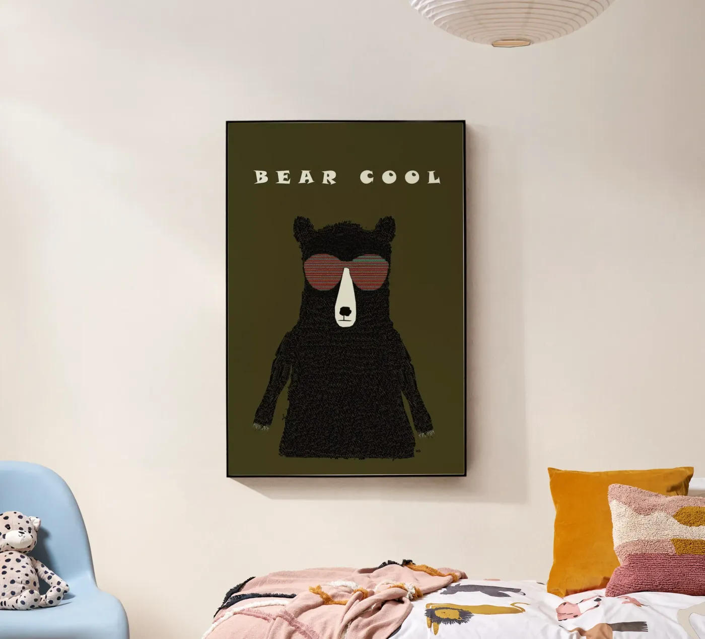 bear cool acryl van Brian Buckley