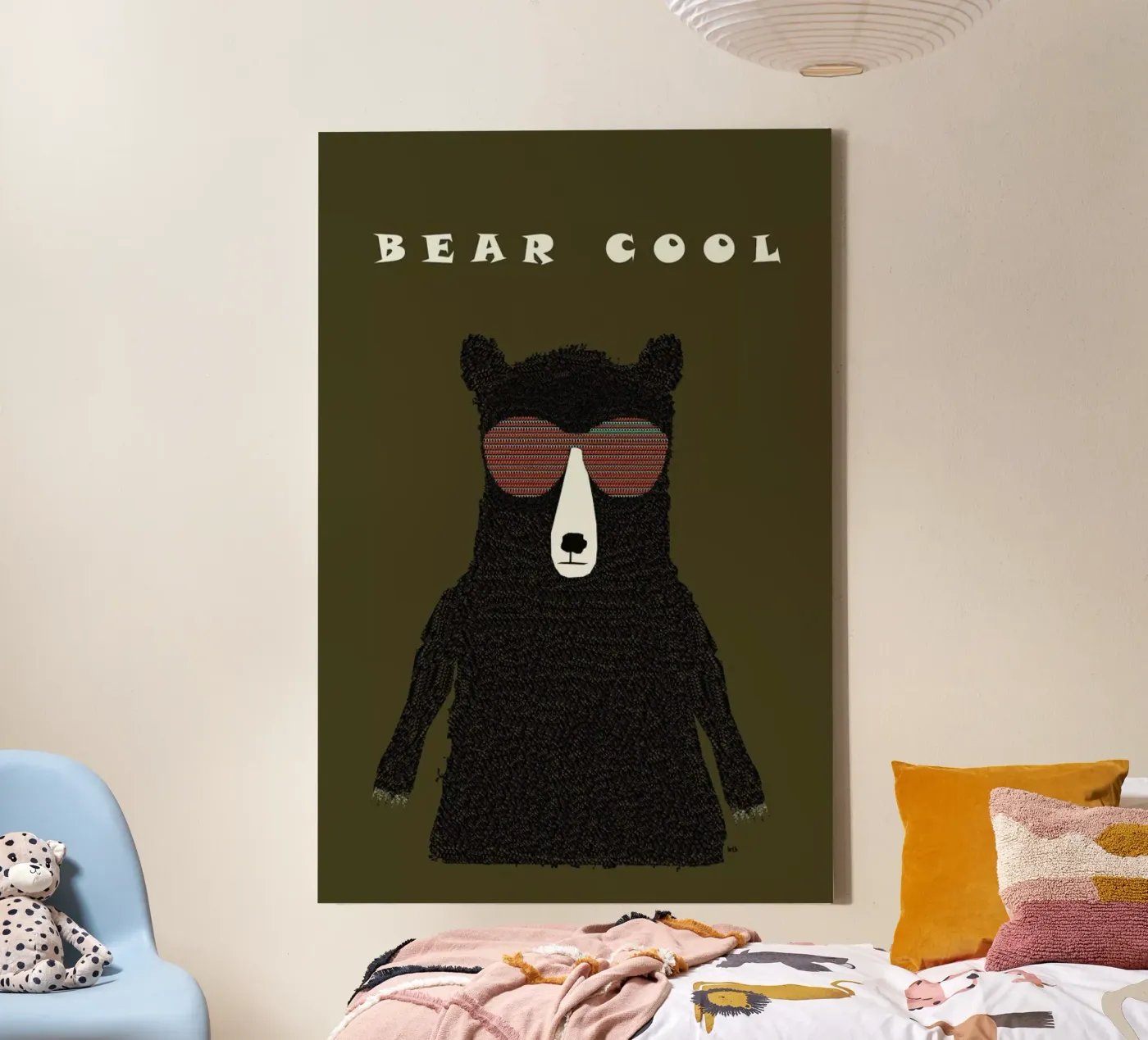 bear cool canvas by Brian Buckley