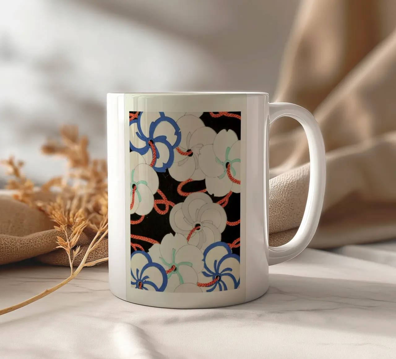 Shin-Bijutsukai - Chain tazza in ceramica da Vintage by JUNIQE