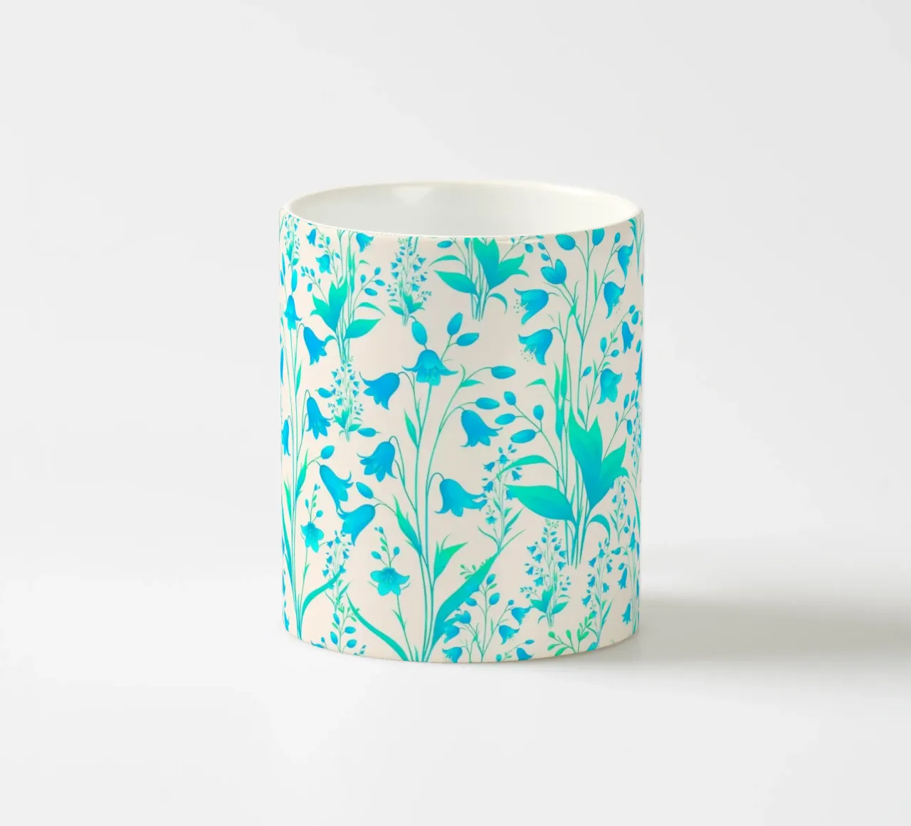 Campanule Menta Turchese tazza in ceramica da SilverPegasus
