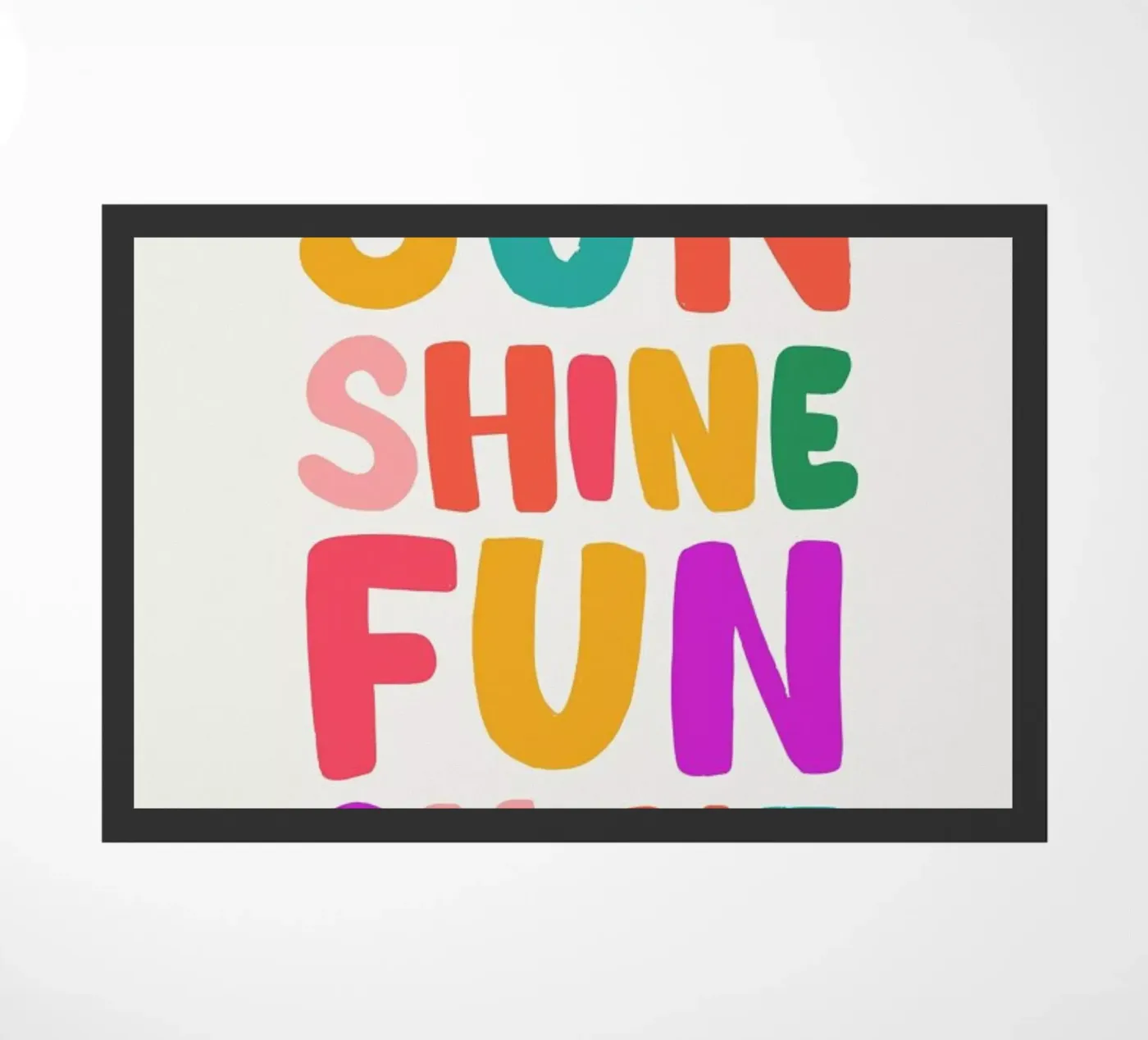 Funshine deurmat van Pure