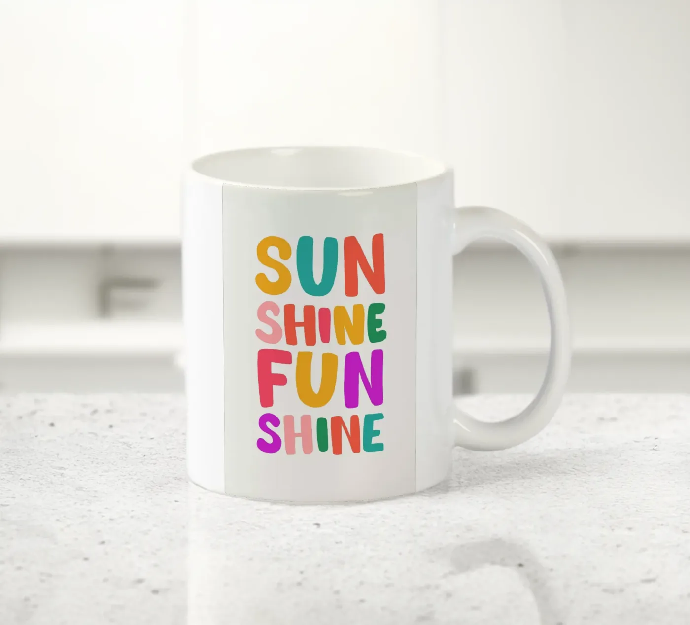 Funshine ceramic mug by Pure