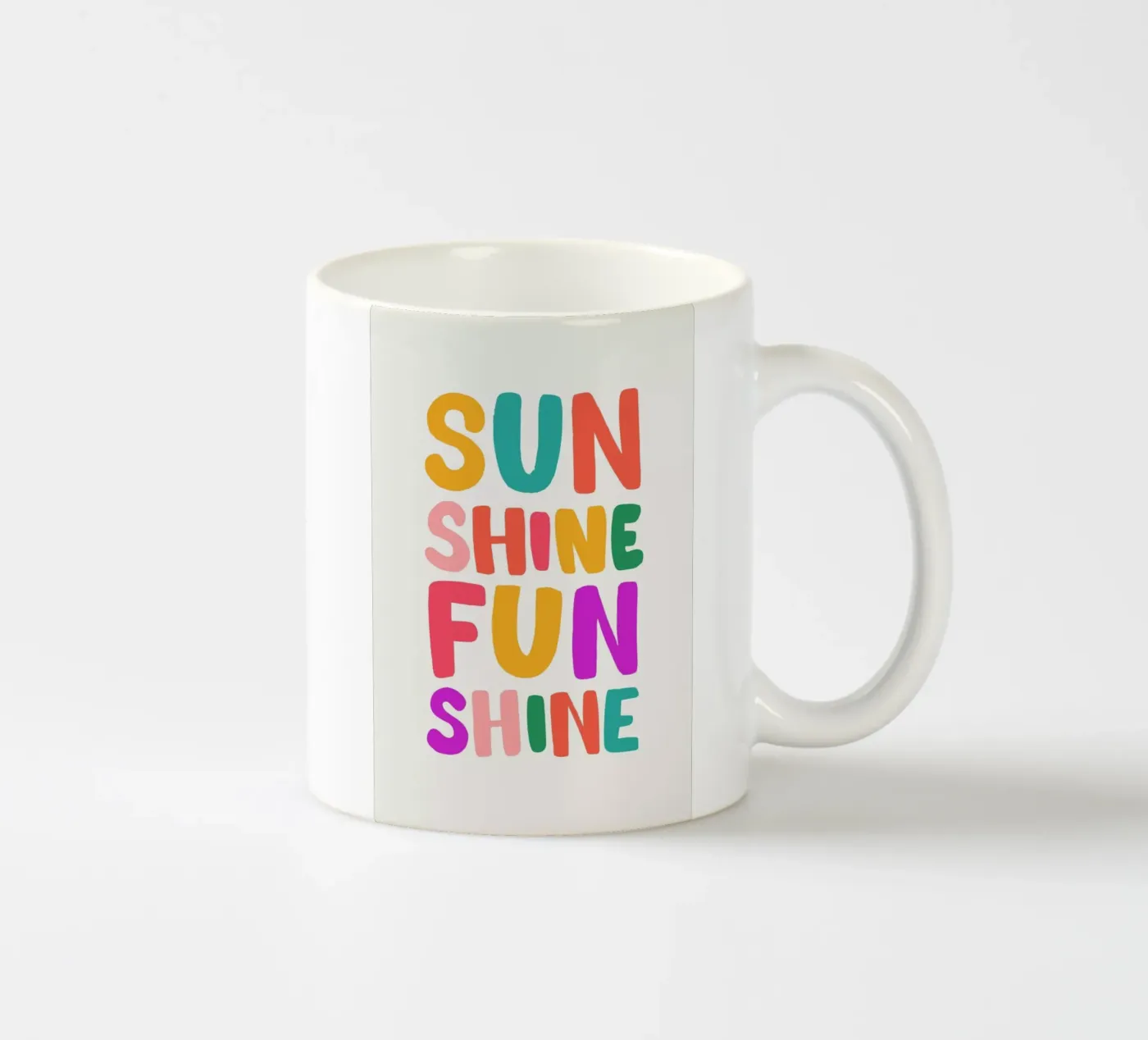 Funshine ceramic mug by Pure