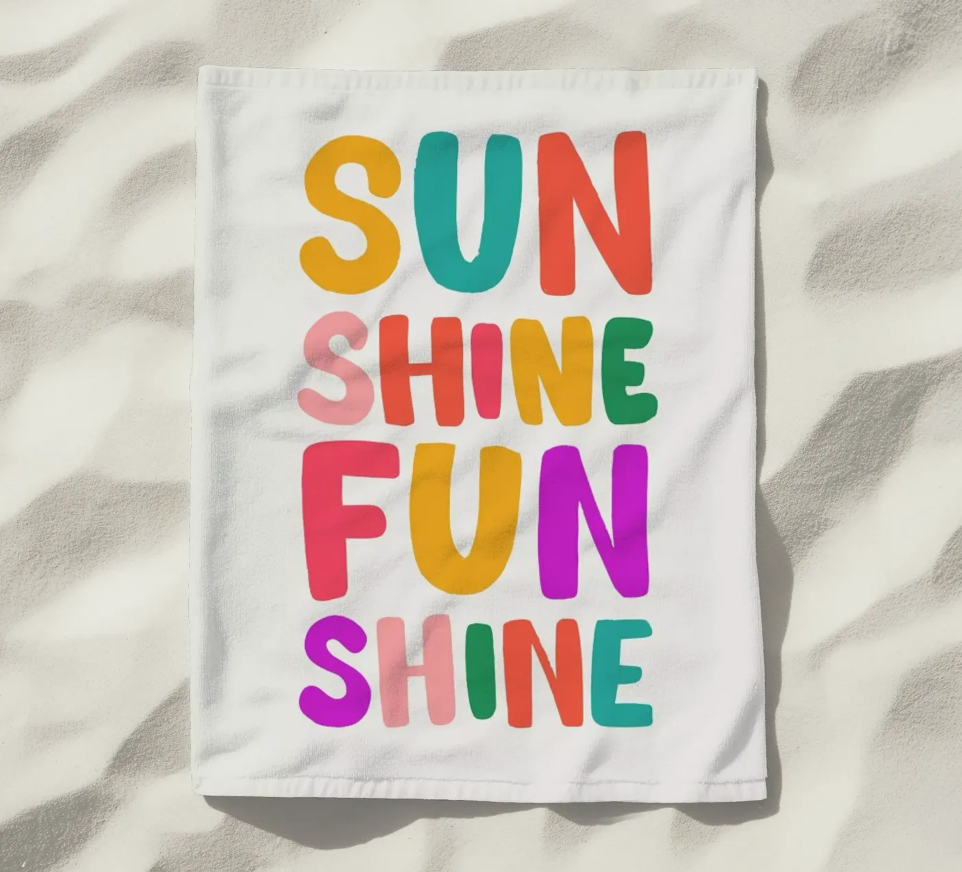 Funshine strandhanddoek van Pure