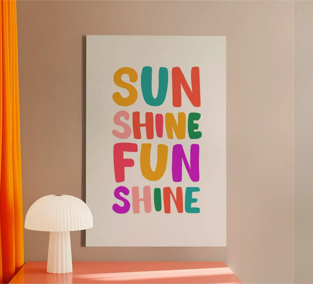 Funshine canvas by Pure