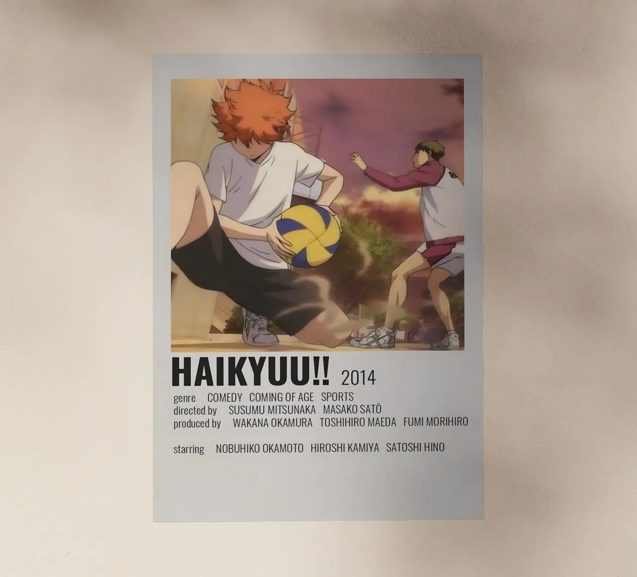 HAIKYUU!!  2014 pellicola backlit da Totoya