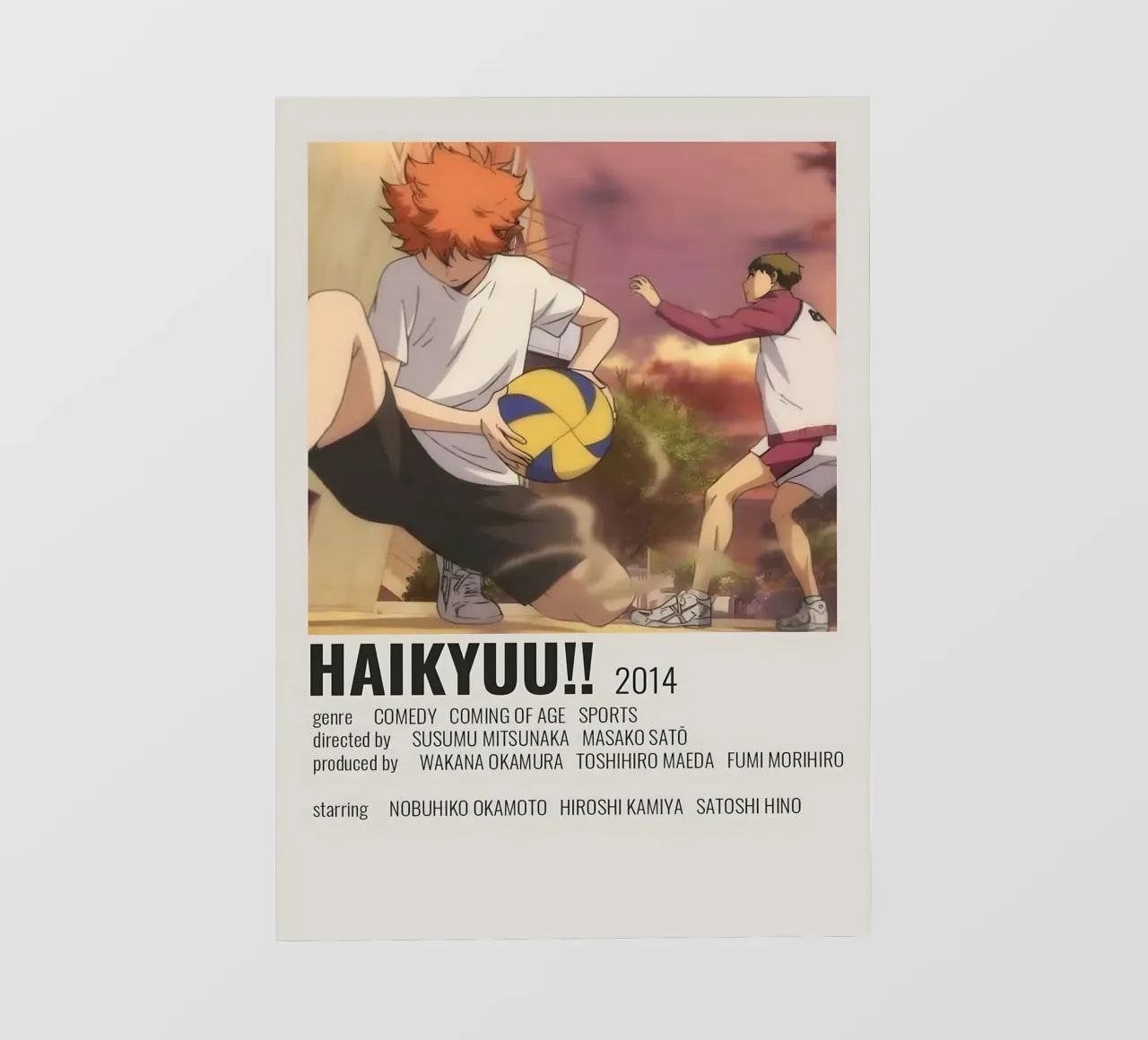HAIKYUU!!  2014 pellicola backlit da Totoya