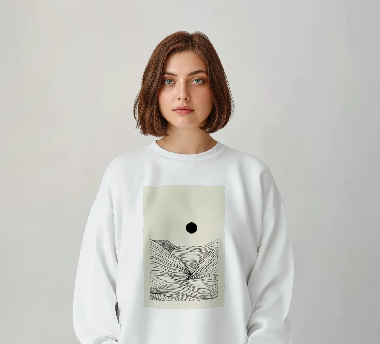 Waves in a Storm Sweatshirt von Graphite