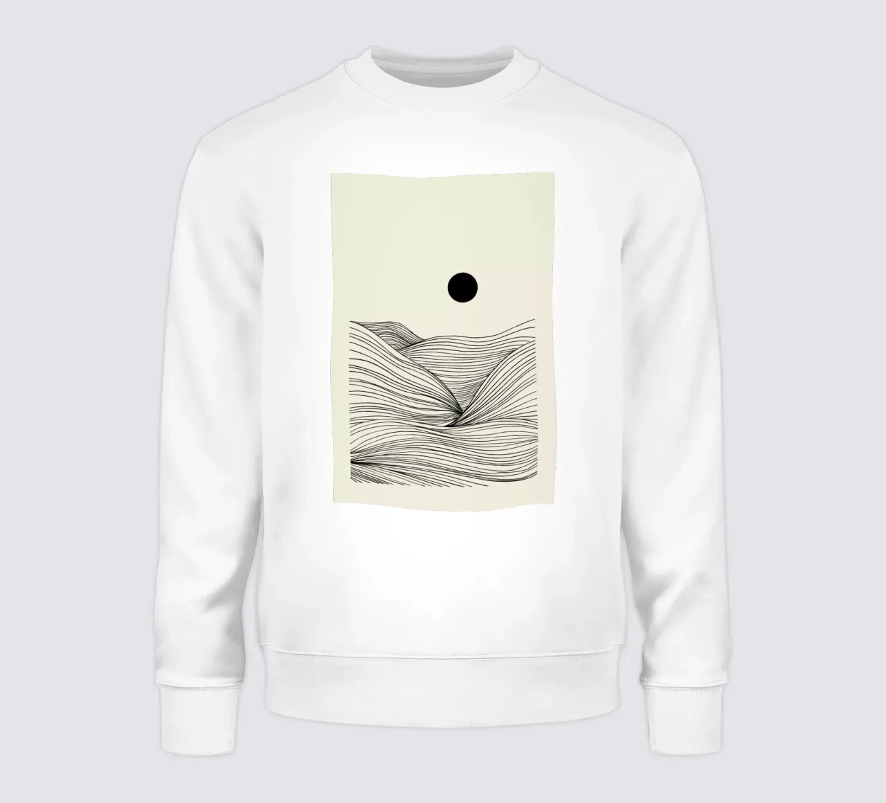 Waves in a Storm Sweatshirt von Graphite