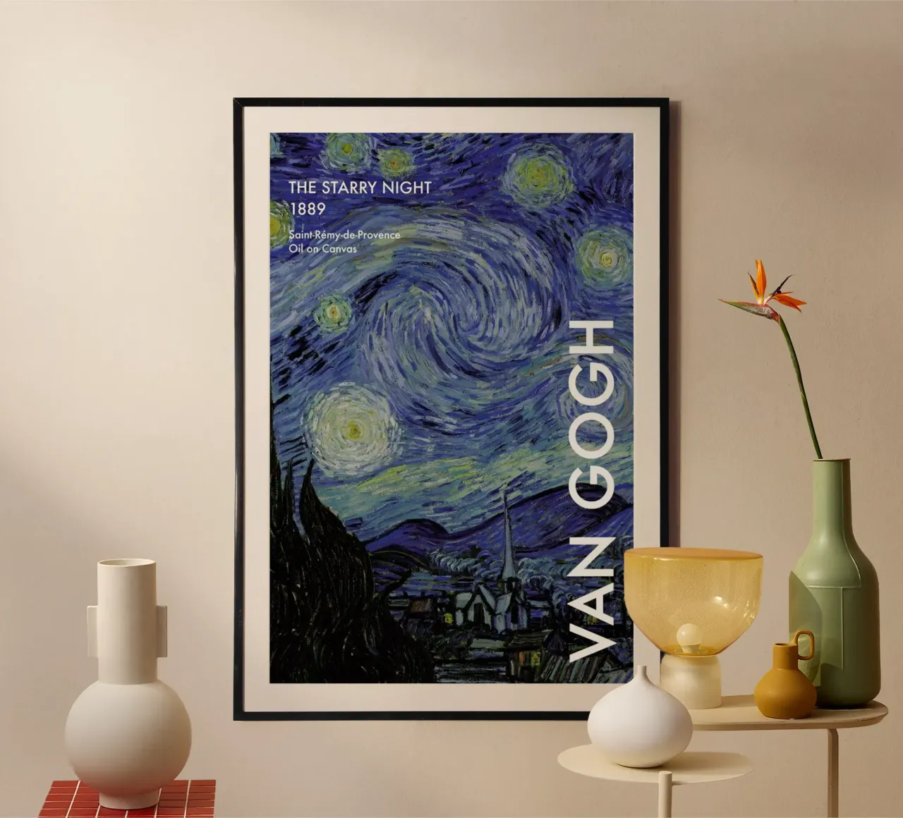 van Gogh - The Starry Night poster da Vintage by JUNIQE