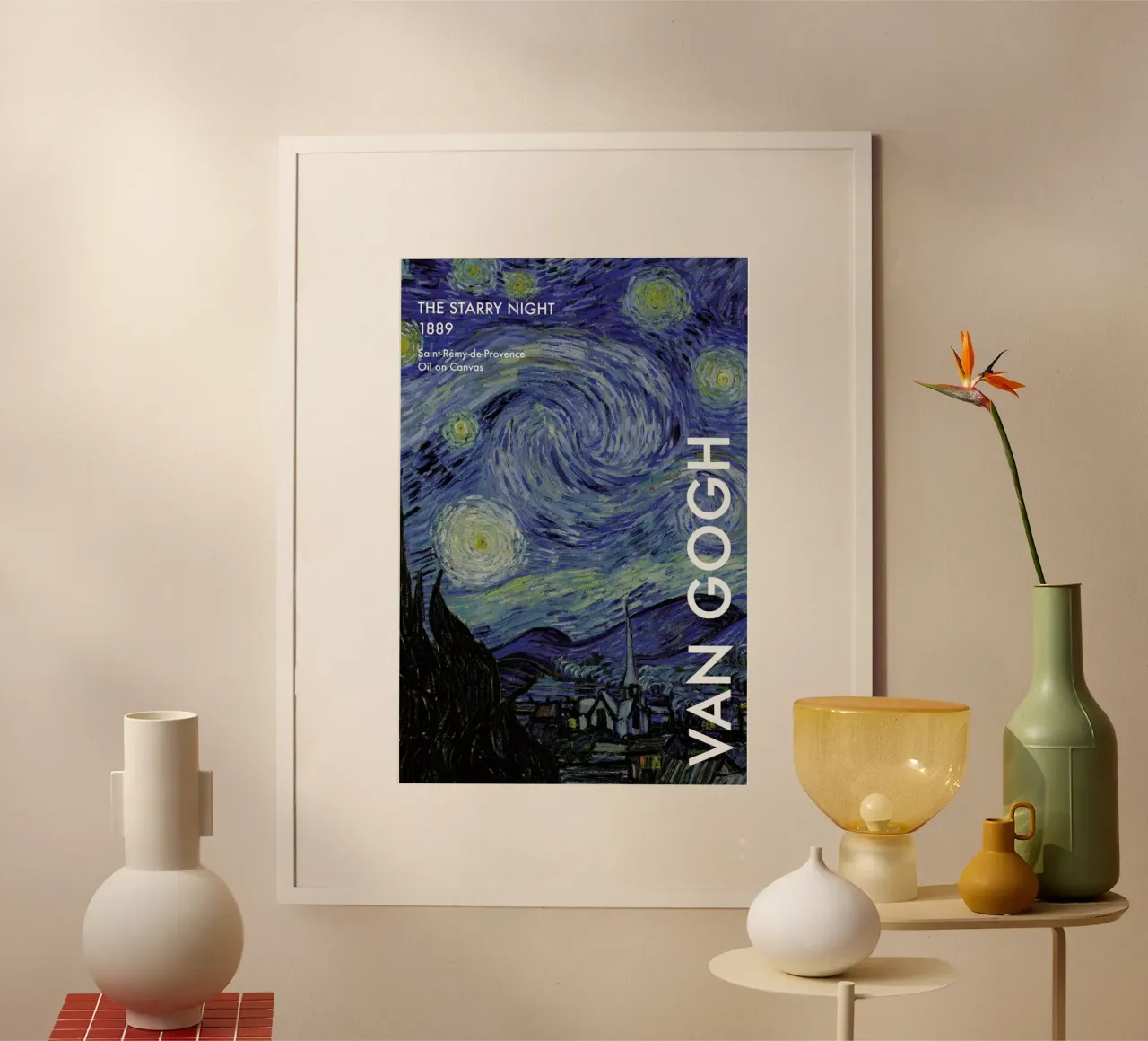 van Gogh - The Starry Night poster da Vintage by JUNIQE