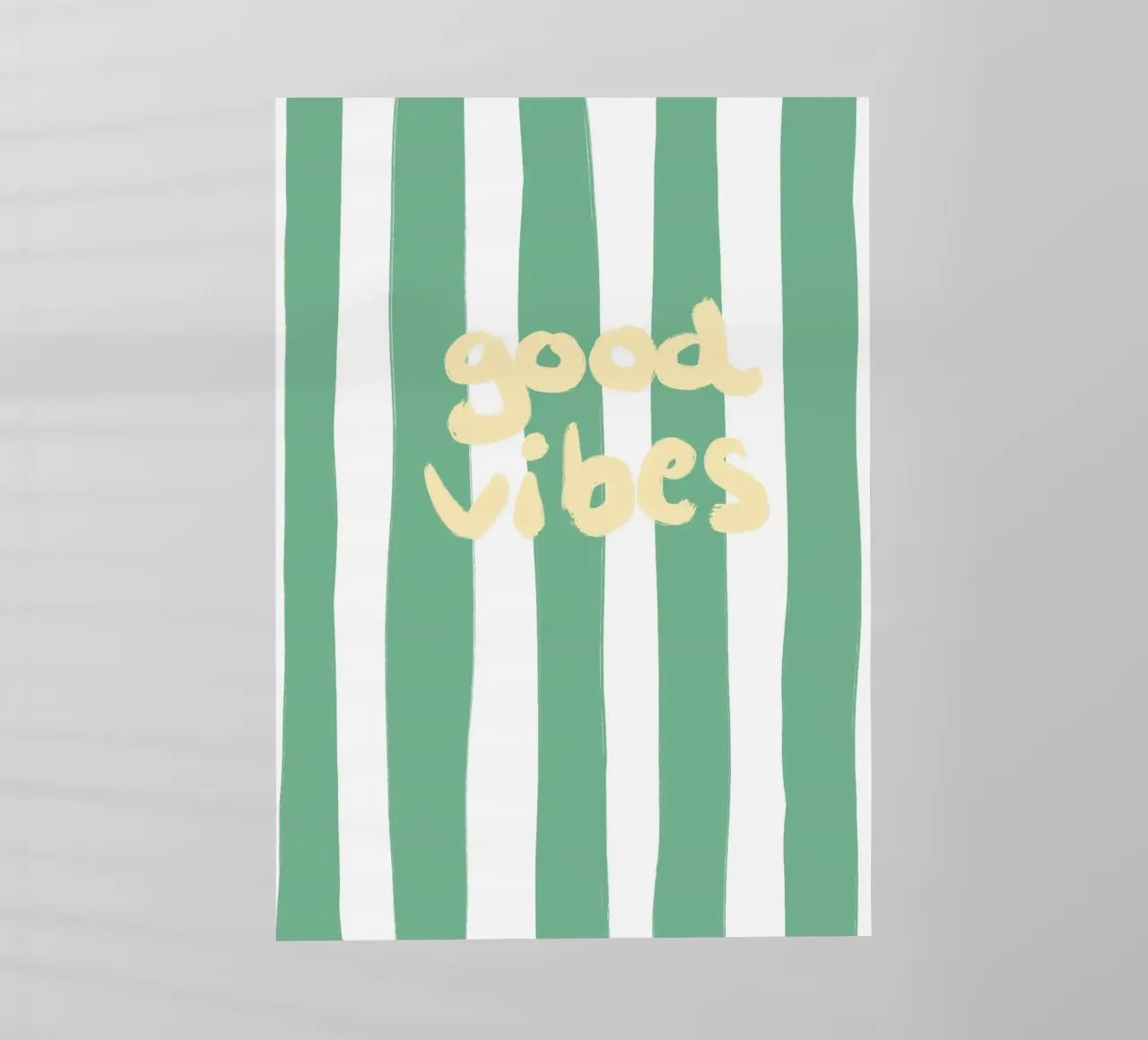 good vibes stripes pellicola backlit da Poster Print Studio