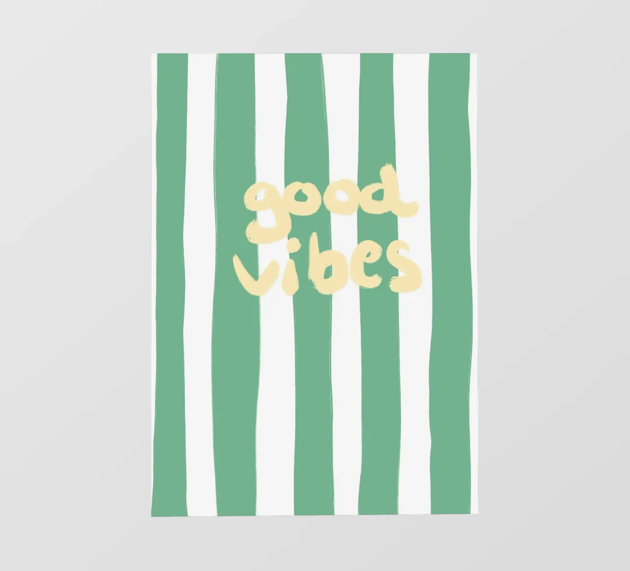 good vibes stripes telo in pvc da Poster Print Studio