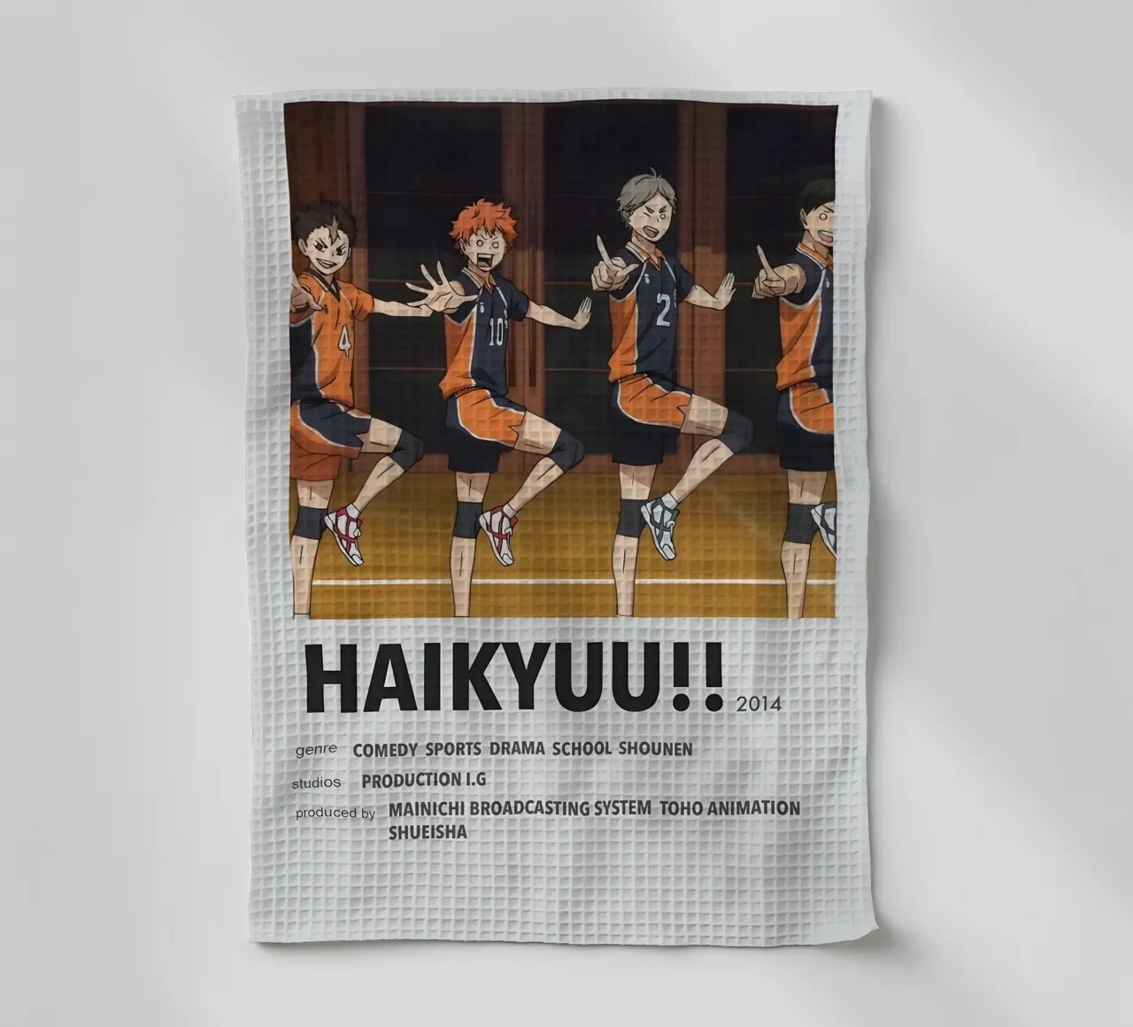 HAIKYUU!!  2014 canovaccio da cucina da Totoya