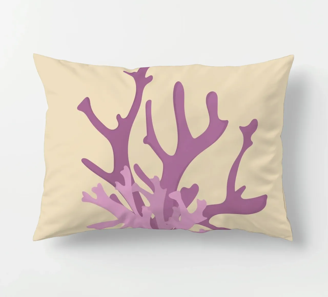 Maldives Coral: Abstract Ocean Art - Serene, Tropical, Aesth decorative cushion by NorwesClub