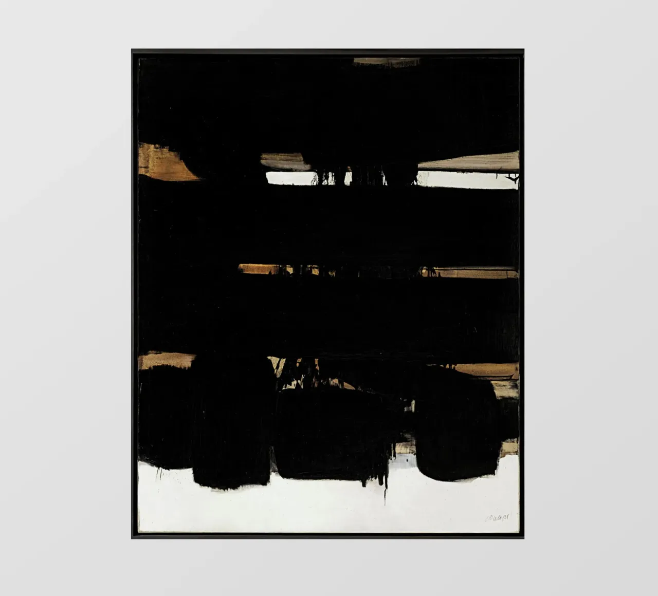 Bottiglie Pierre Soulages Nicolas de Stael pellicola backlit da Spencershop