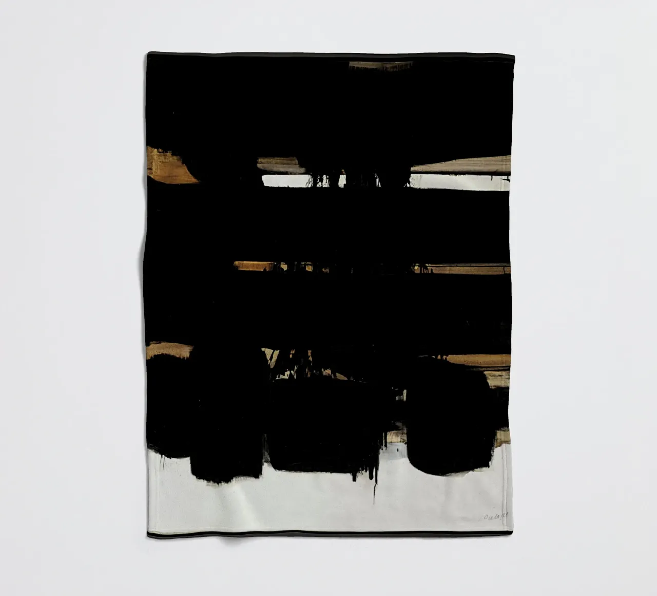 Bottiglie Pierre Soulages Nicolas de Stael coperta in pile da Spencershop