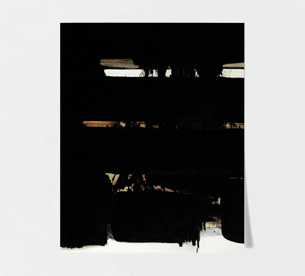 Pierre Soulages Nicolas de Stael Bottles sticker sheet by Spencershop