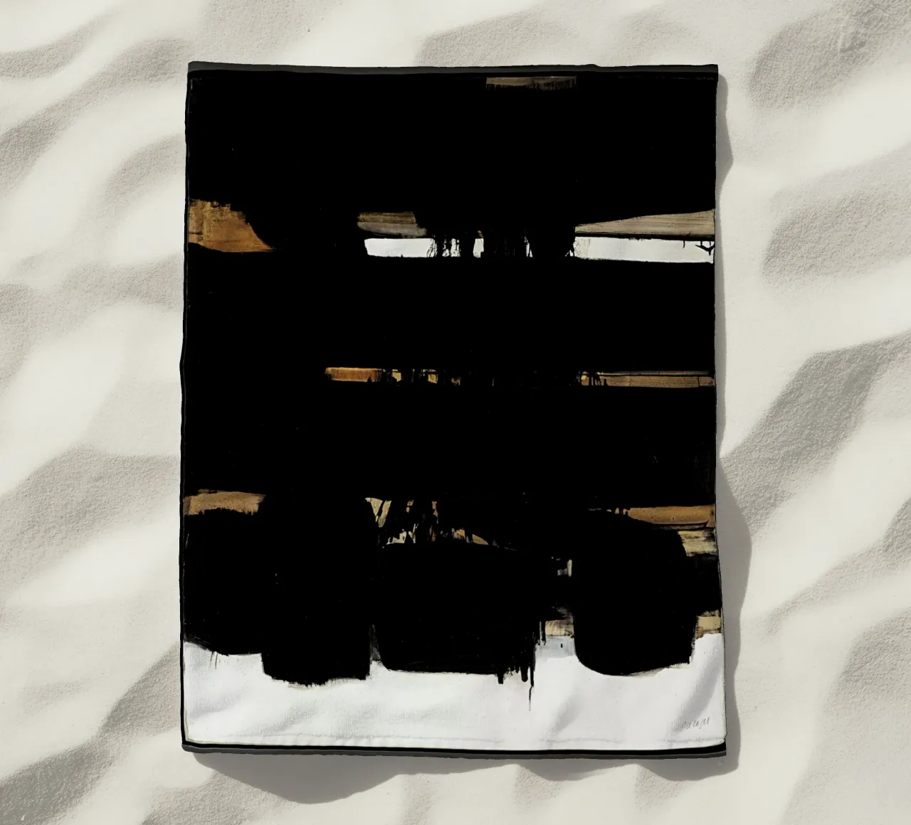 Bottiglie Pierre Soulages Nicolas de Stael telo mare da Spencershop