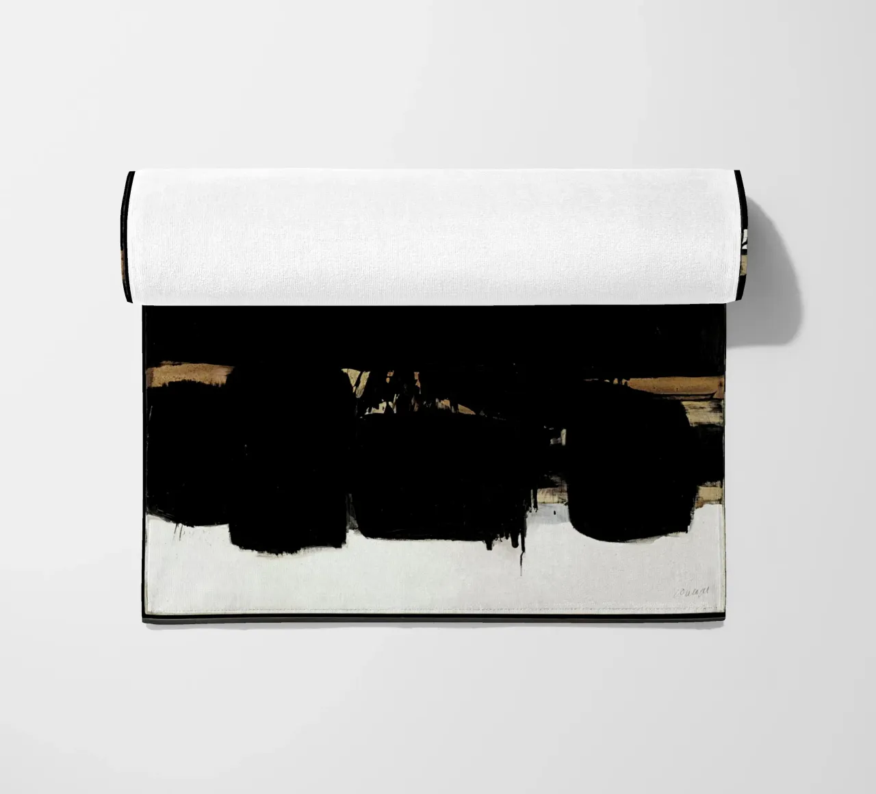 Bottiglie Pierre Soulages Nicolas de Stael telo mare da Spencershop