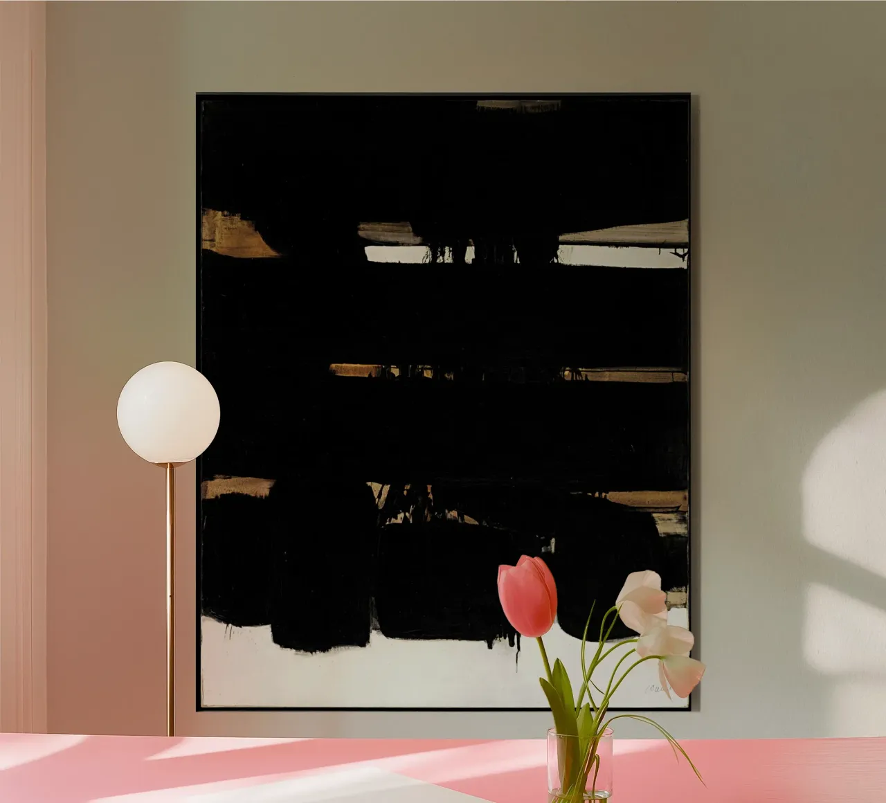 Pierre Soulages Nicolas de Stael Bouteilles alu dibond de Spencershop