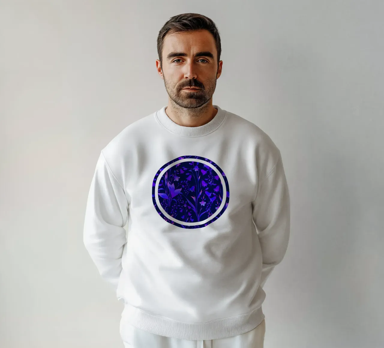 Blauglocken Mondlicht Sweatshirt von SilverPegasus