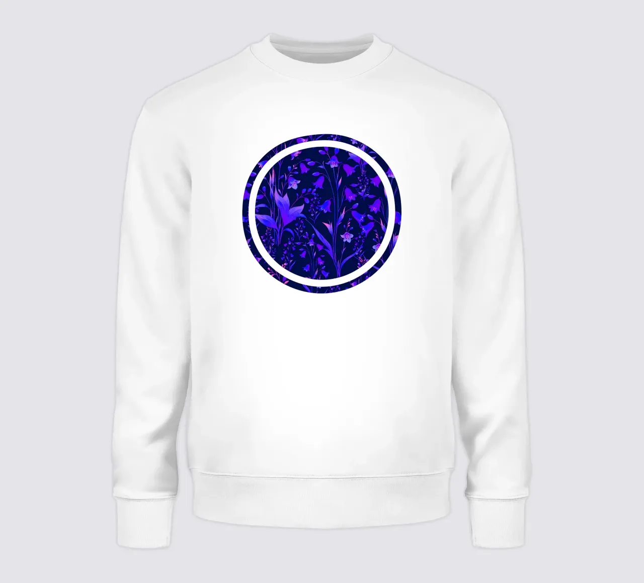 Blauglocken Mondlicht Sweatshirt von SilverPegasus