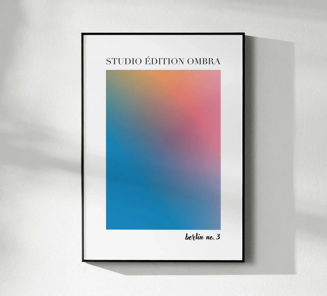 Studio Edition Ombra Berlin No 3 plexiglass da Poster Print Studio