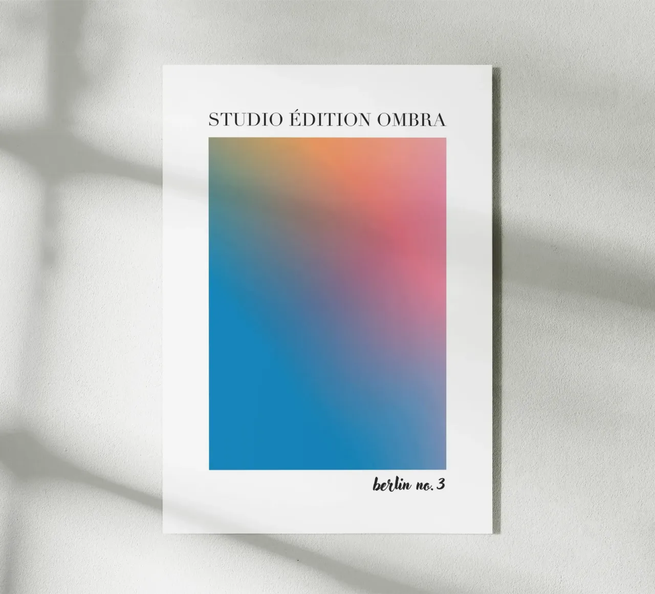 Studio Edition Ombra Berlin No 3 plexiglass da Poster Print Studio