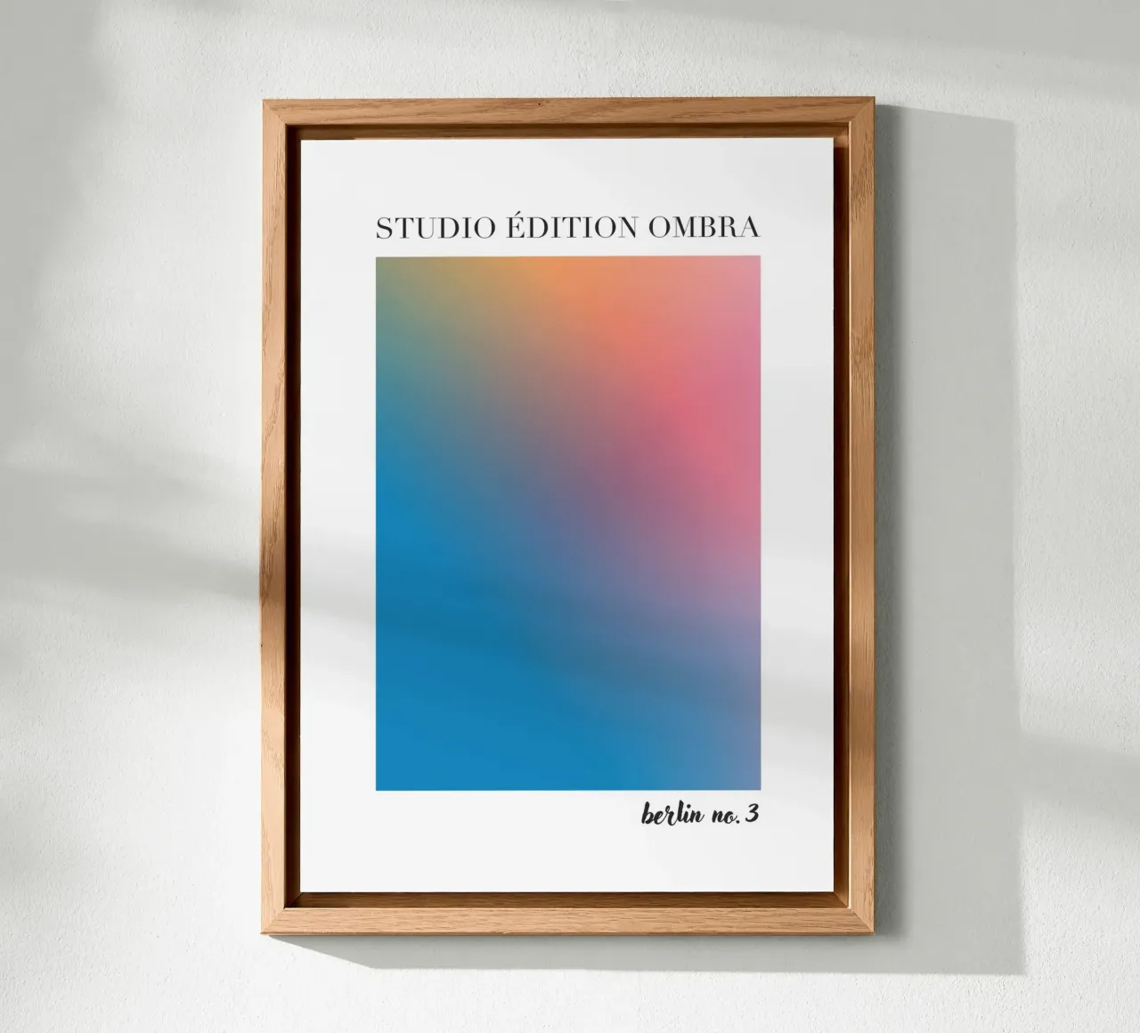 Studio Edition Ombra Berlin No 3 alluminio dibond da Poster Print Studio