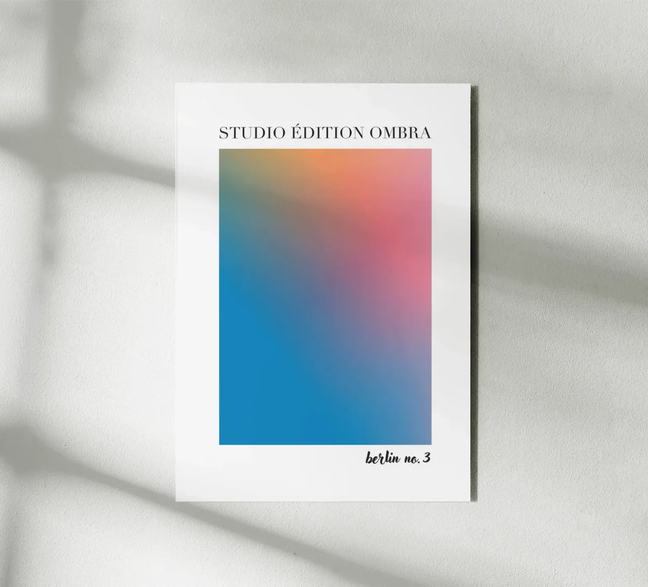 Studio Edition Ombra Berlin No 3 alluminio dibond da Poster Print Studio