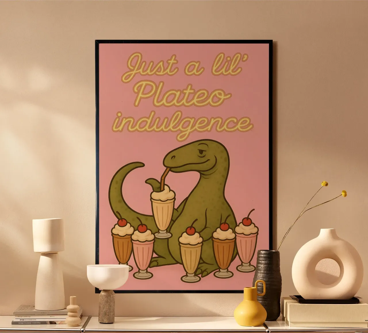 Meme divertente del Plateosauro poster da Funny Humor Art