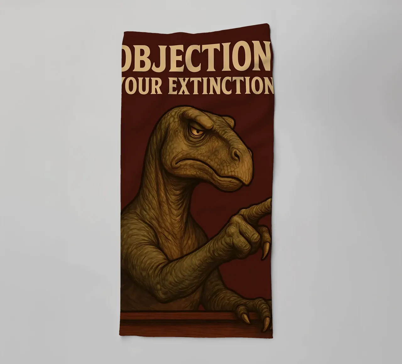 Funny Iguanodon Meme asciugamano da bagno da Funny Humor Art