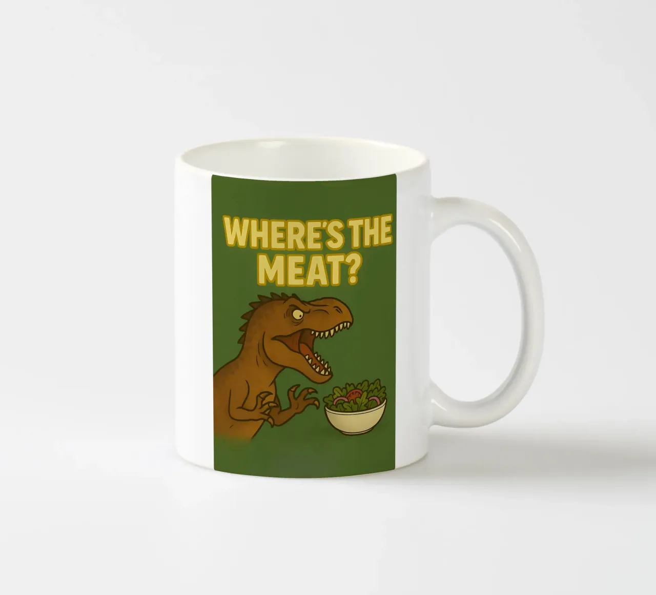 Funny Giganotosaurus Meme tazza in ceramica da Funny Humor Art