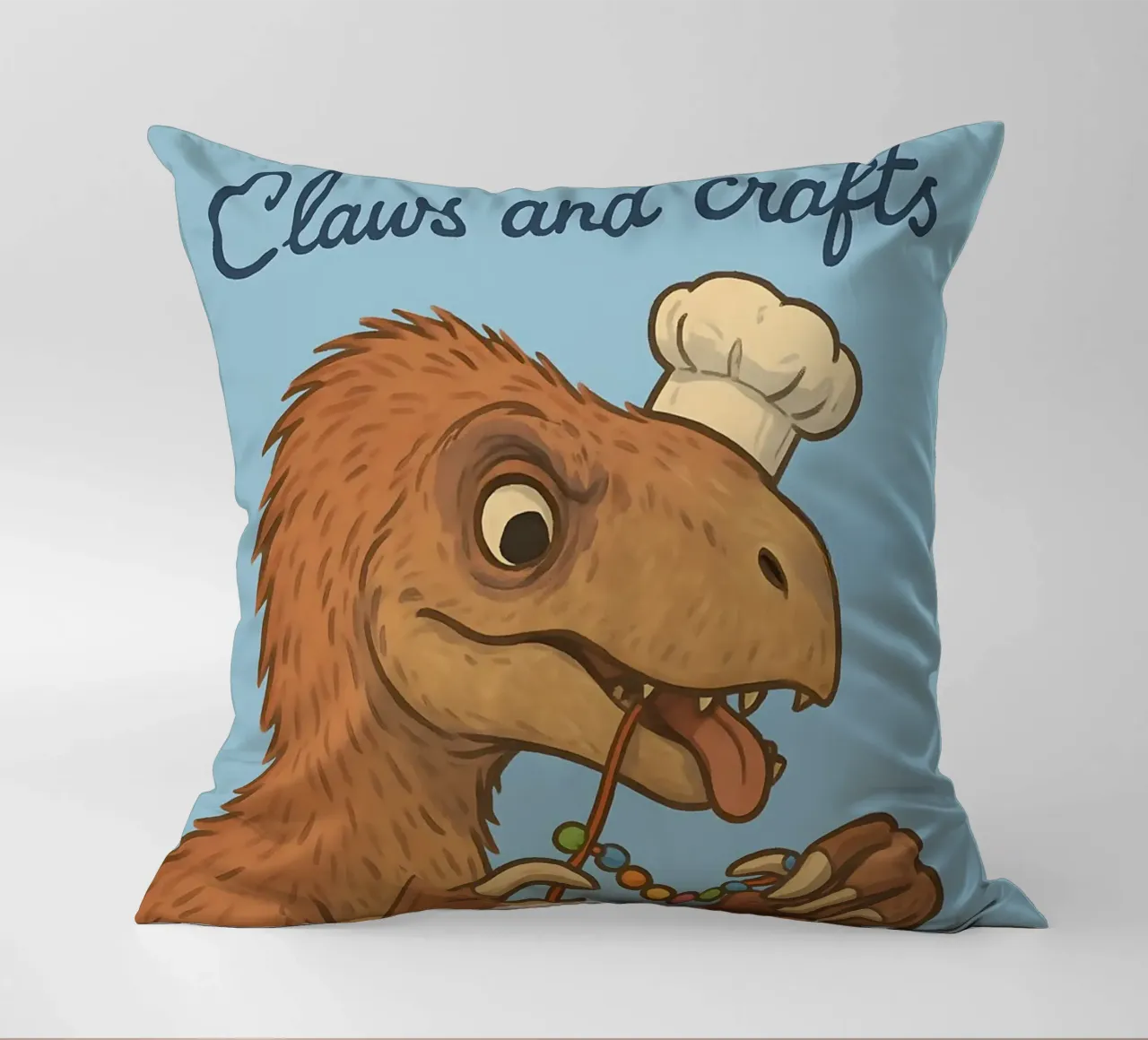 Meme divertente Nothronychus cuscino da Funny Humor Art
