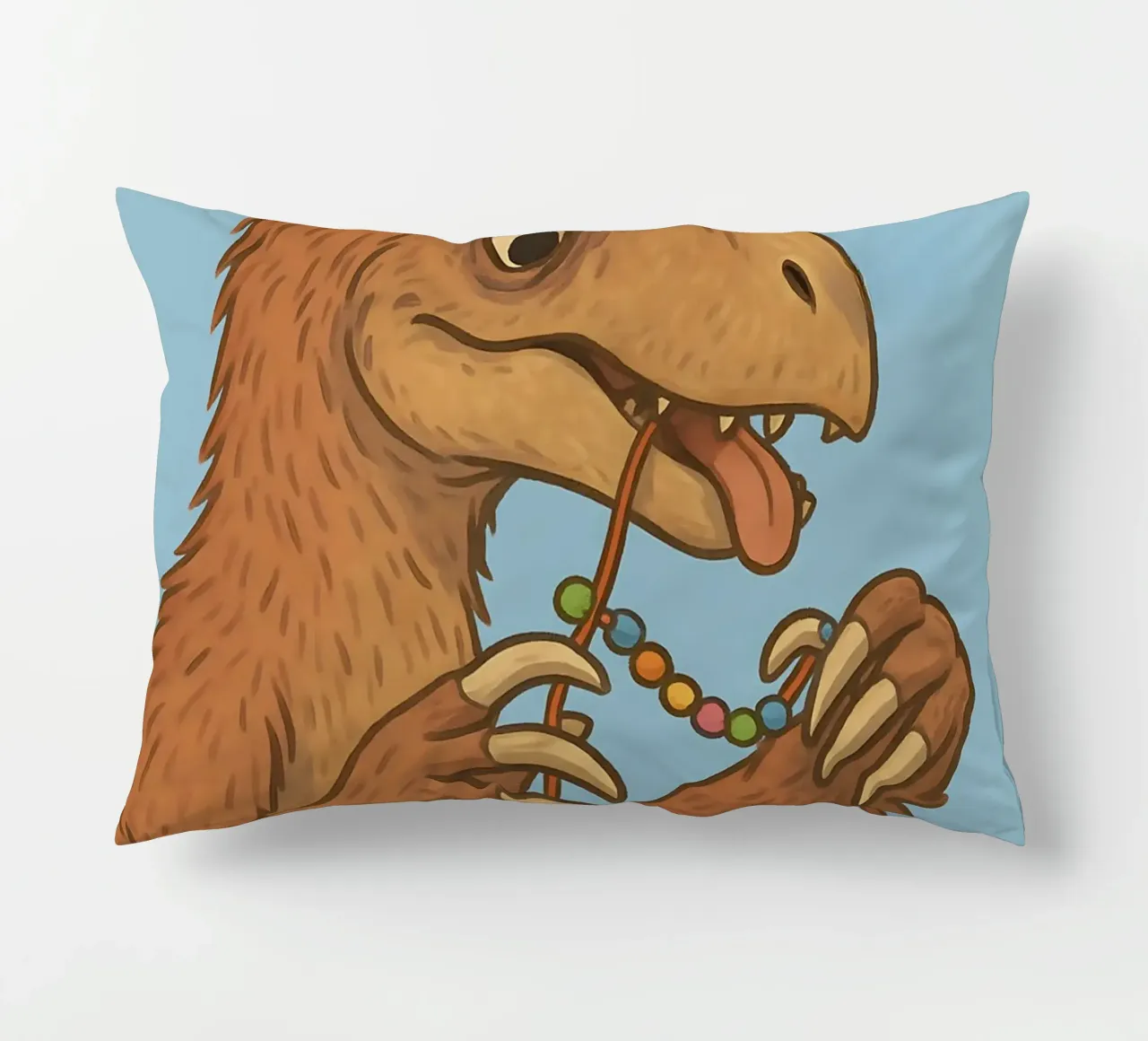 Meme divertente Nothronychus cuscino da Funny Humor Art