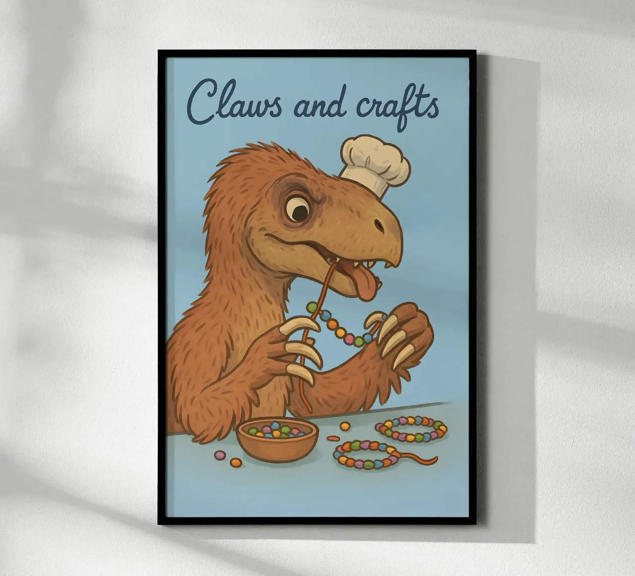Meme divertente Nothronychus carta hahnemühle da Funny Humor Art
