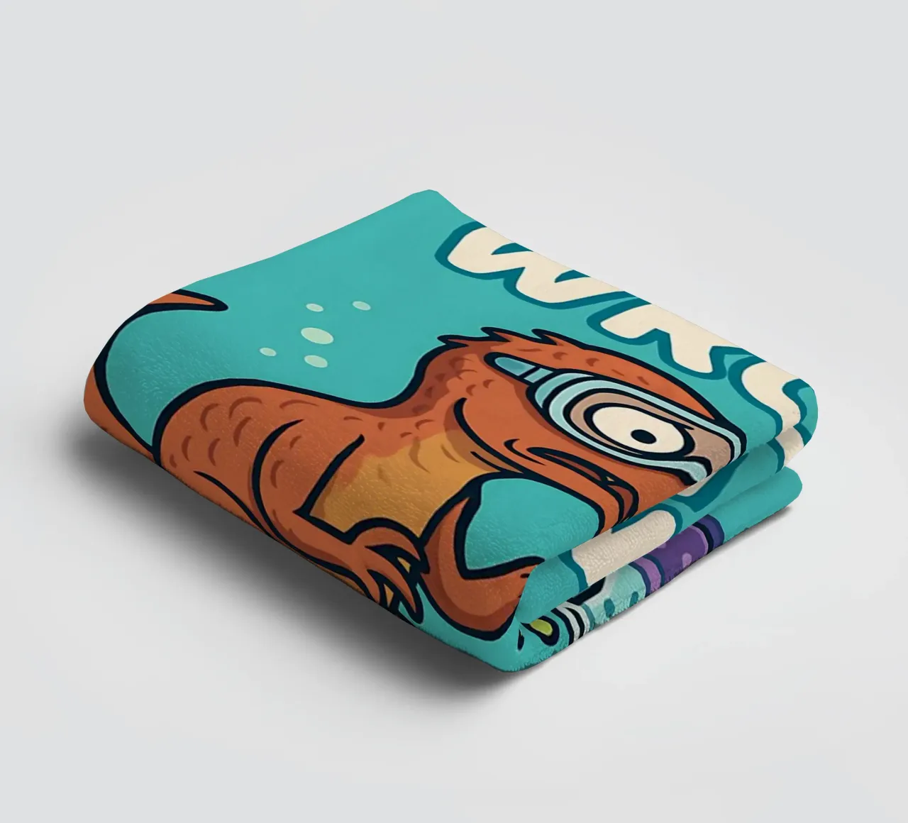 Funny Troodon Meme towel by Funny Humor Art