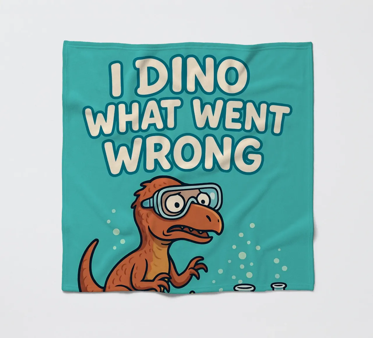 Meme divertente sui troodonti coperta in pile da Funny Humor Art