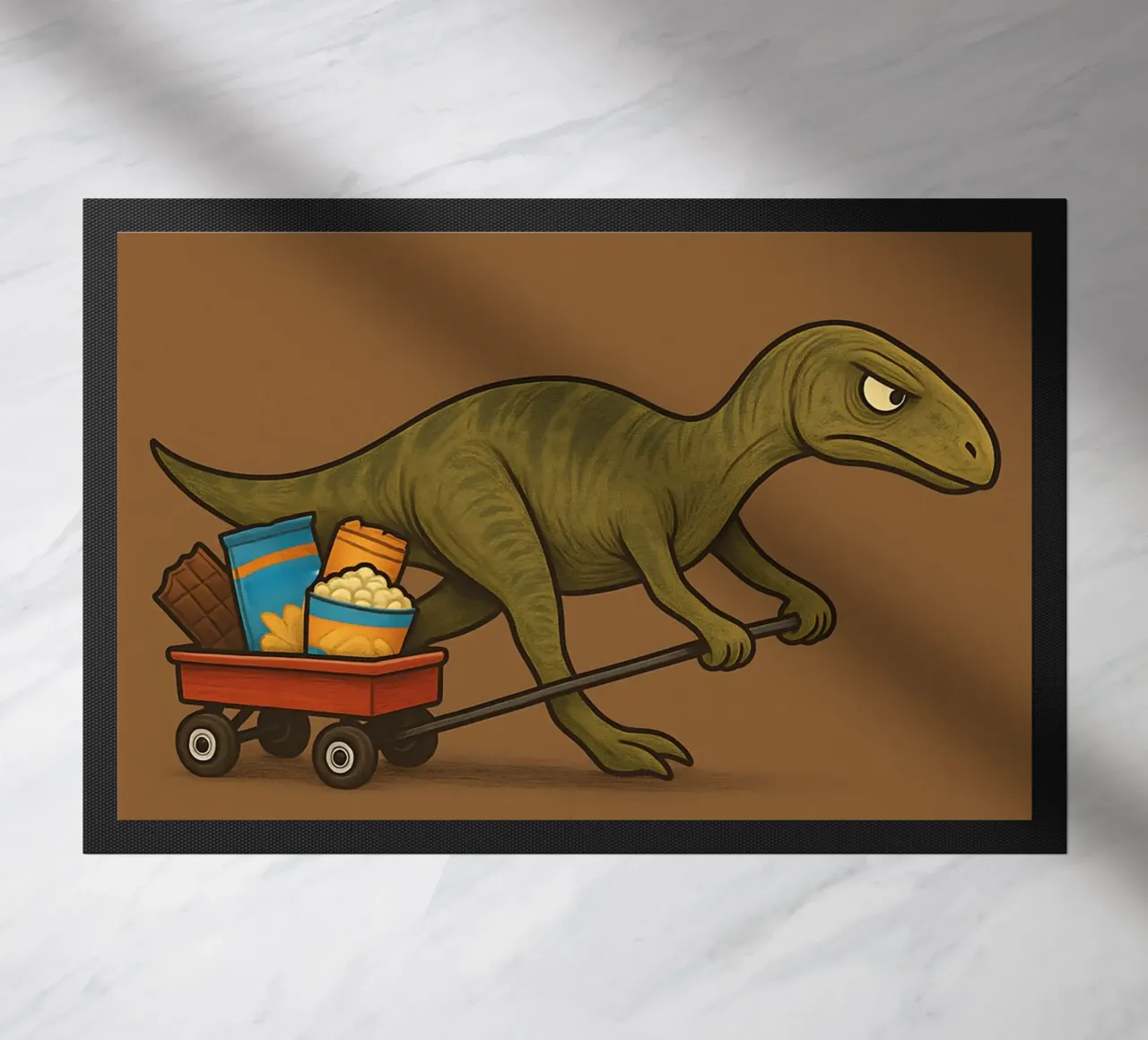 Meme divertente del tenontosauro zerbino da Funny Humor Art