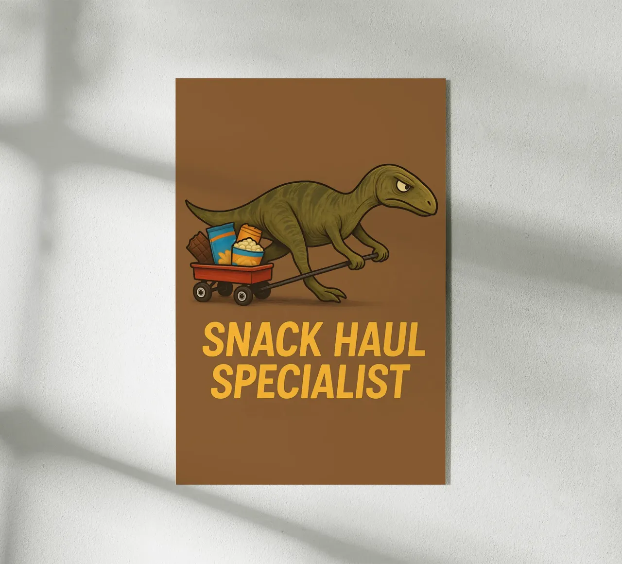 Meme divertido de Tenontosaurus metacrilato de Funny Humor Art
