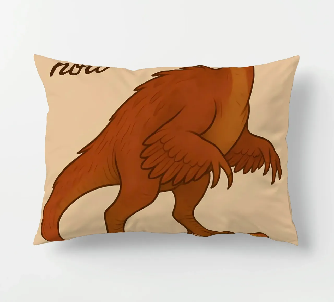 Meme divertente sugli oviraptor cuscino da Funny Humor Art