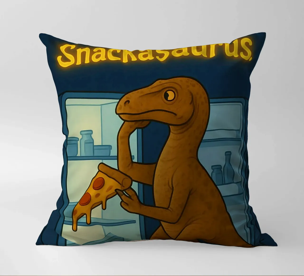 Meme divertente Herrerasaurus cuscino da Funny Humor Art