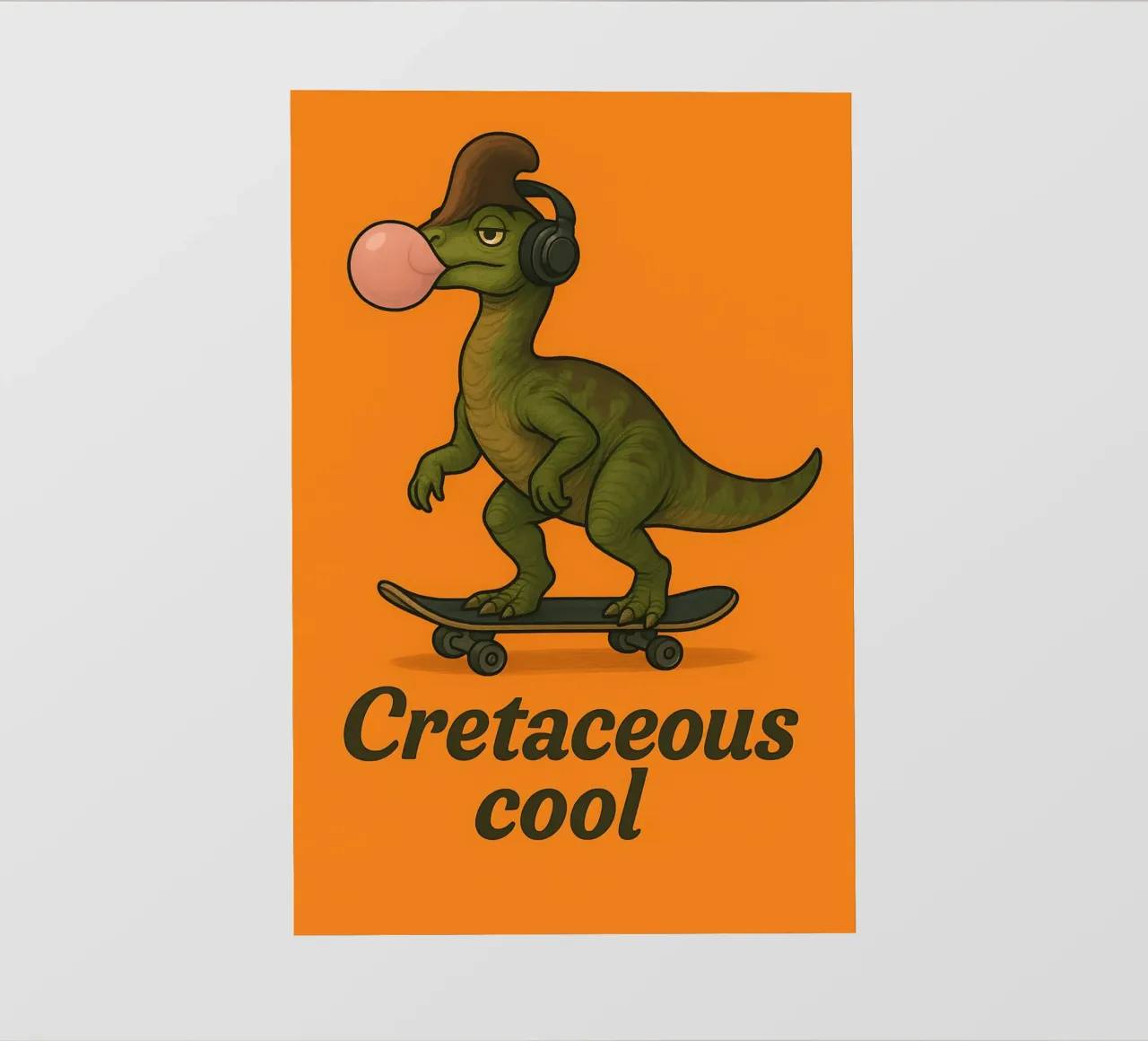 Divertente Meme del Corythosaurus pellicola backlit da Funny Humor Art