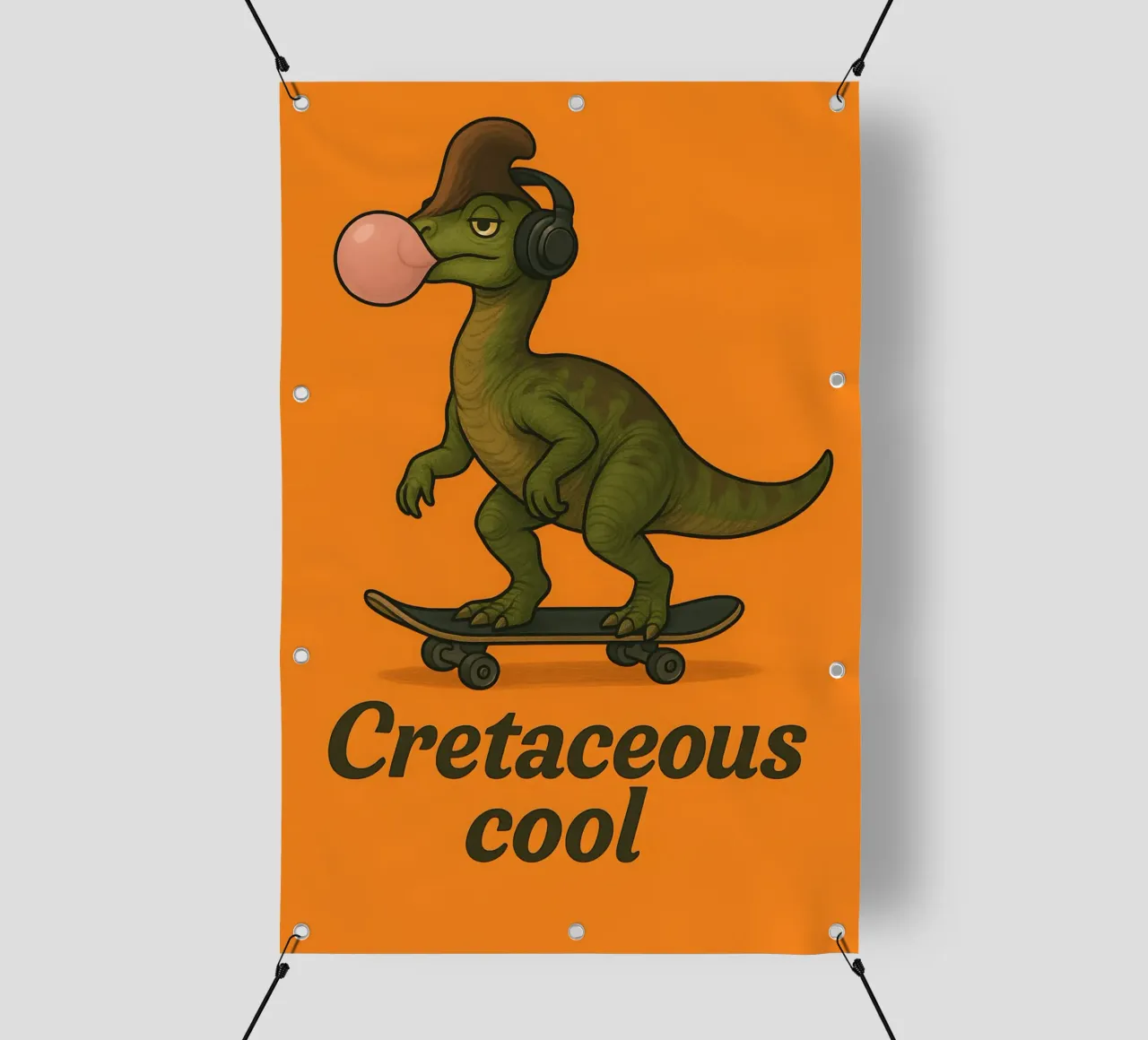 Divertente Meme del Corythosaurus telo in pvc da Funny Humor Art